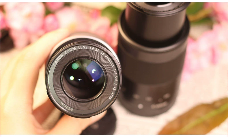 Canon EF-M 55-200mm f 4.5-6.3 IS STM m6 m3 ống kính micro SLR ong kinh