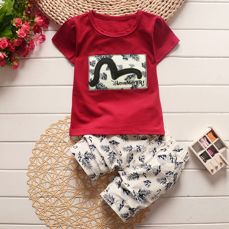 Quần áo mùa hè cho bé 1-2-3 tuổi thời trang set đồ cho bé tay áo ngắn hai dây bé gái mùa hè nam triều 5 shop quan ao tre em