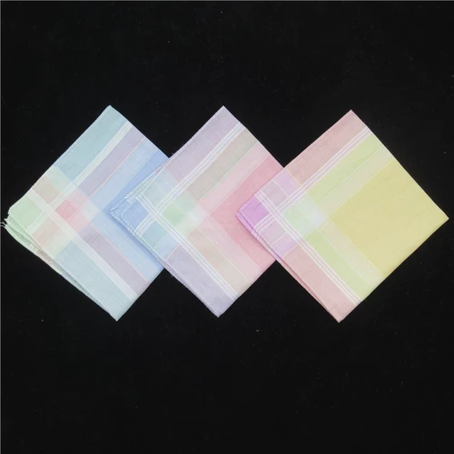 Мужской свежий хлопковый детский носовой платок для детского сада, 3 шт, впитывает пот и запах