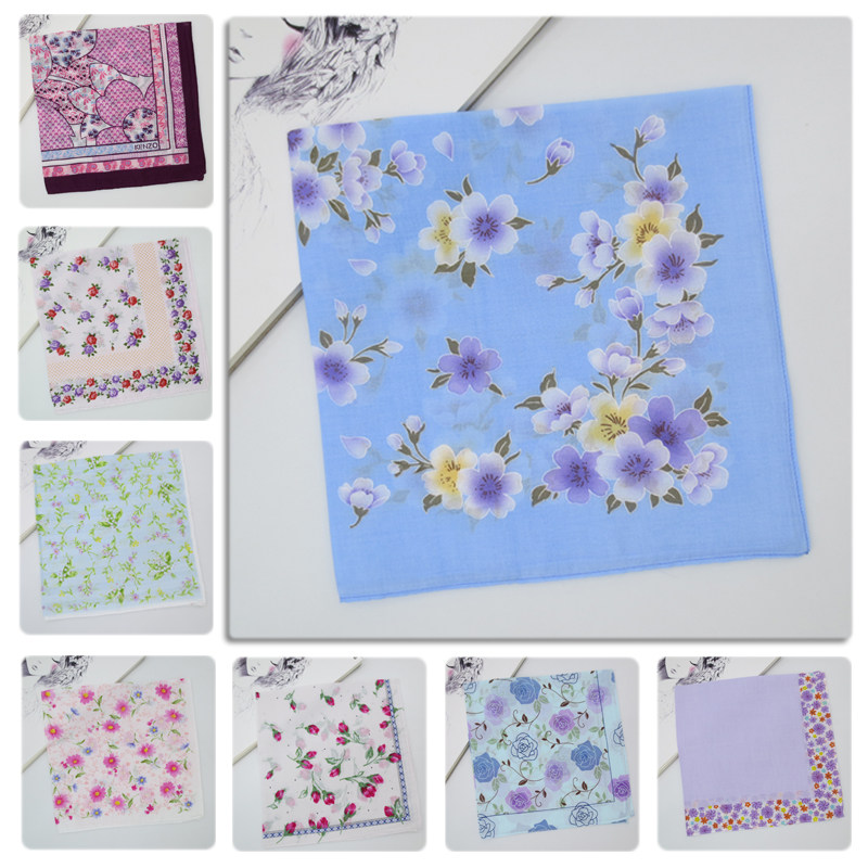 5 strips of pure cotton handkerchief soft suction sweaty sweaty full cotton lady crushed floral printed thin handkerchief pargusa wines