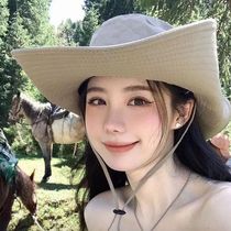 Day Department Sun Protection Fisherman Hat Men and women Summer Outdoor breathable Mountain Department Camping Mountain climbing fishing hat Mens curl hat