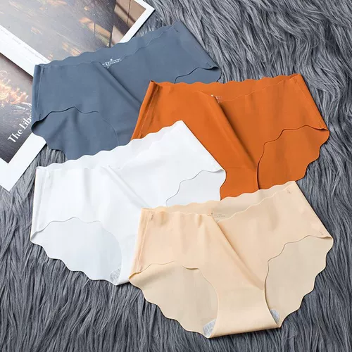 Шелковые трусы, антибактериальные хлопковые дышащие тонкие штаны, средняя посадка, большой размер, для среднего возраста