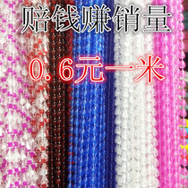 Bead curtain door curtain imitation crystal partition Living room entrance Feng Shui bedroom bathroom Finished plastic anti-mosquito hanging curtain custom