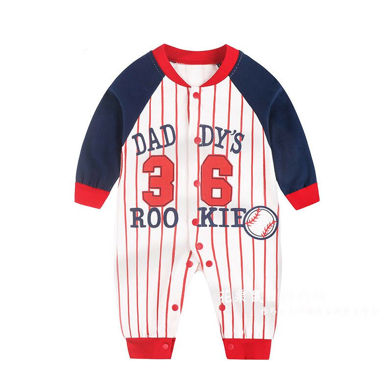 Japanese super-foreign style newborn baby clothes autumn 2022 new boy baby one-piece out hugging clothes autumn clothes