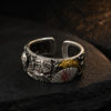S925 sterling silver original Zhong Kui ring retro national trend new Chinese style ring accessories accessories