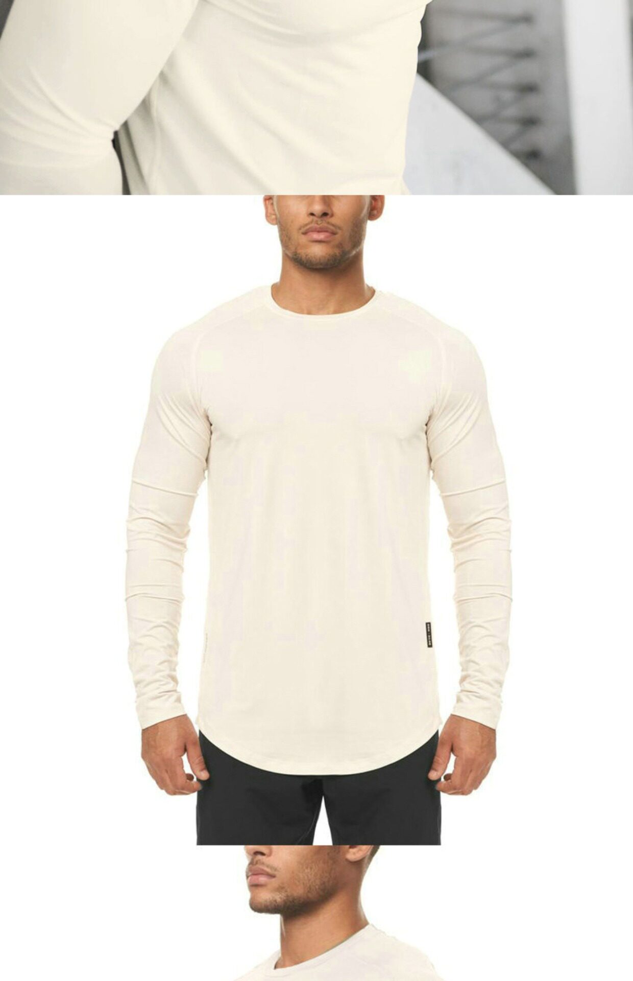 ASRV Спортивный эластичный лонгслив для спортзала для тренировок, облегающий крой, большой размер, делается под заказ, для бега 