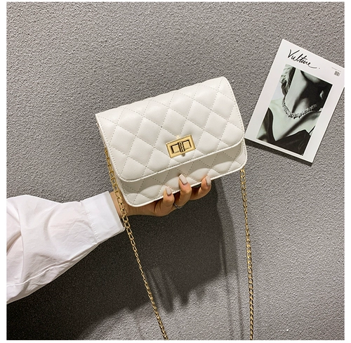 Цепь, сумка через плечо, маленькая модная небольшая сумка, в стиле Шанель, на цепочке, в корейском стиле