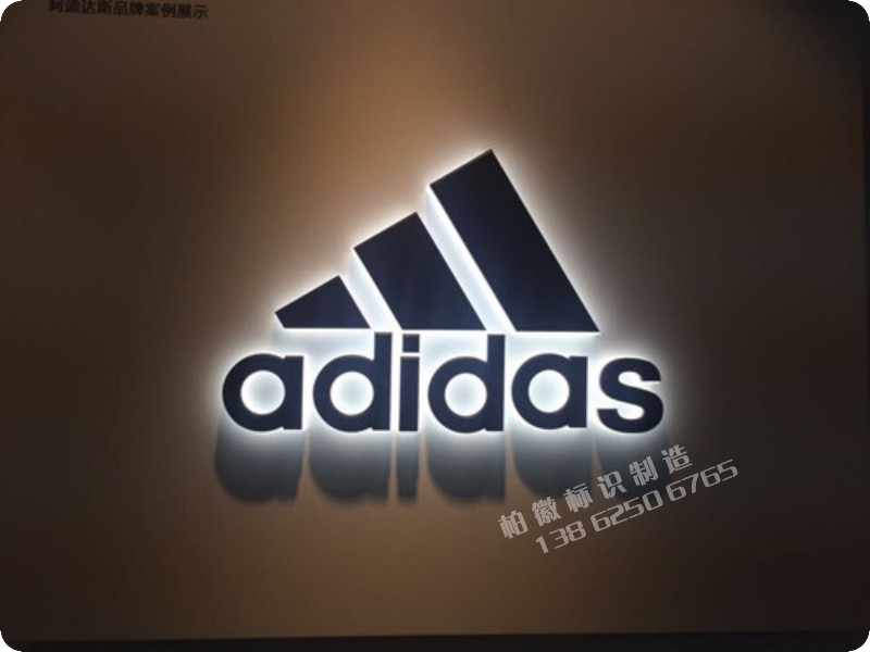 Stainless steel backlit stainless steel back inlaid with crystal back for light-word baking lacquered letdown titanium alloy character sign