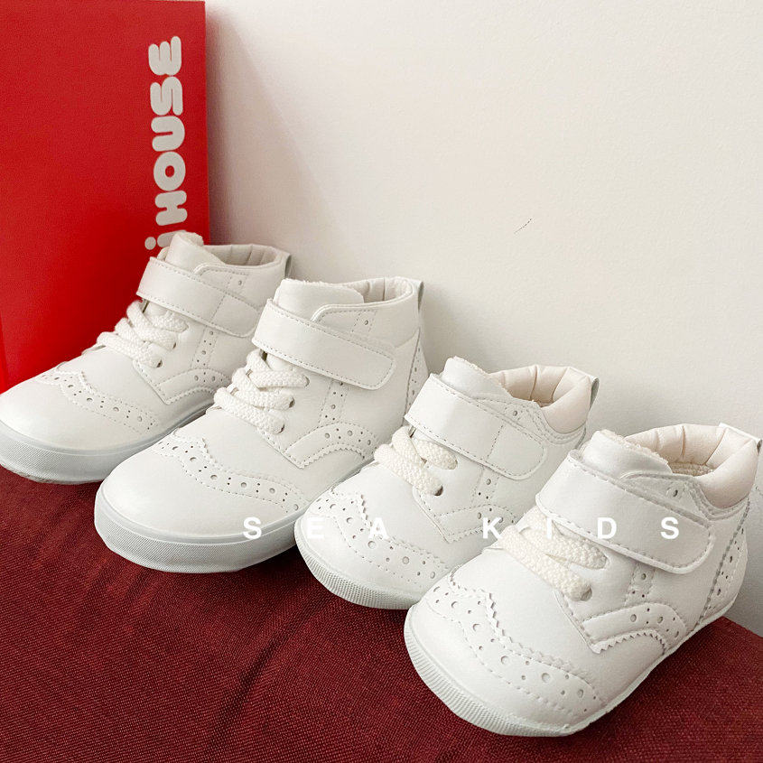 Jiangsu spot new mikihouse small white leather shoes one section two section toddler shoes 13-9302-970 made in Japan