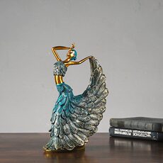 3D модель члена маятник 3d模型古典孔雀跳舞工艺品树脂摆件家居装饰品舞蹈女孩奖品纪念品