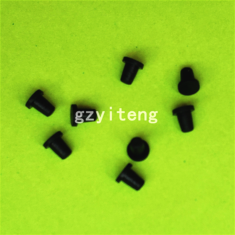 Continuous ink supply system accessories 2mm solid plug HP cartridge sealing plug black small rubber plug air stopper