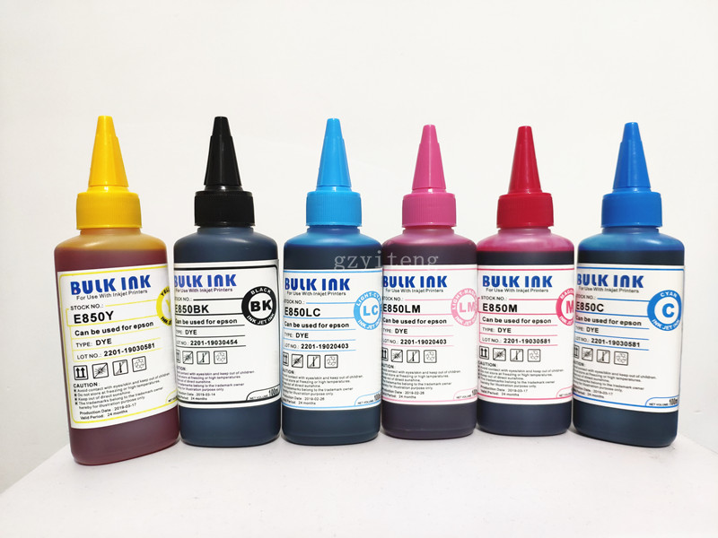 Baidu West ink compatible with Epson print meter machine continuous ink supply system special dye ink E850 100ml