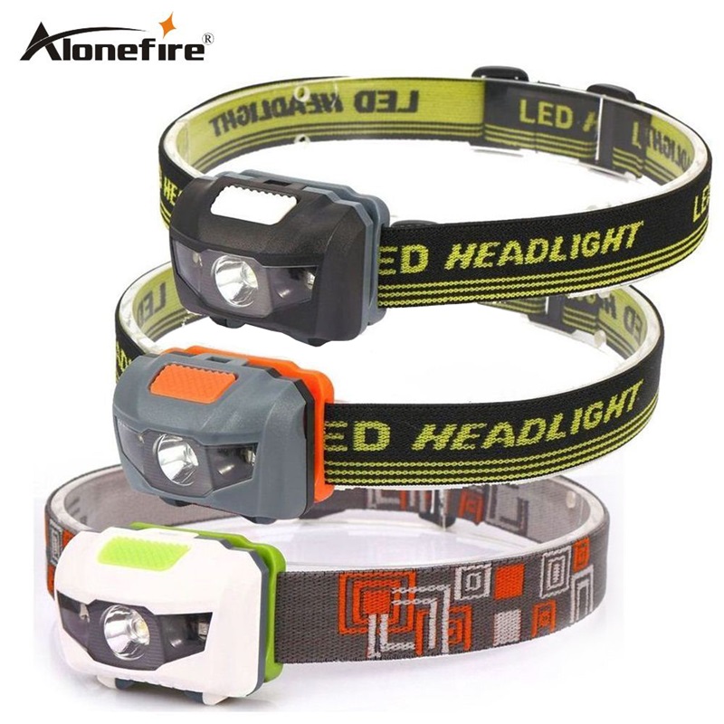 LED red and white dual light source night fishing miner's lamp outdoor mountaineering camping adjustable head-mounted mini headlight