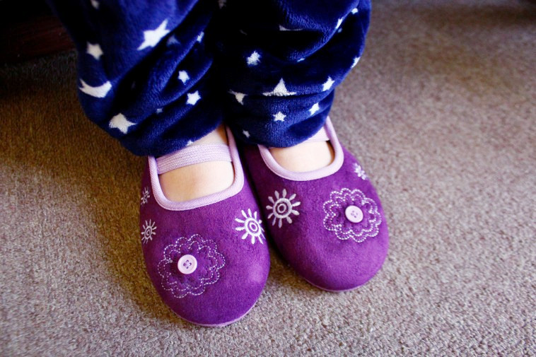 Pantoufles enfants en suède - Ref 1036689 Image 6