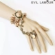 Vòng tay nhẫn Một chuỗi Nữ cô dâu Trang sức cưới Trang sức biểu diễn Công chúa Hàn Quốc Gió sinh viên Retro Court Beauty