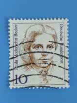 German stamps 1986-1988 famous female painter Beckers letter sold 1 piece over 18 yuan