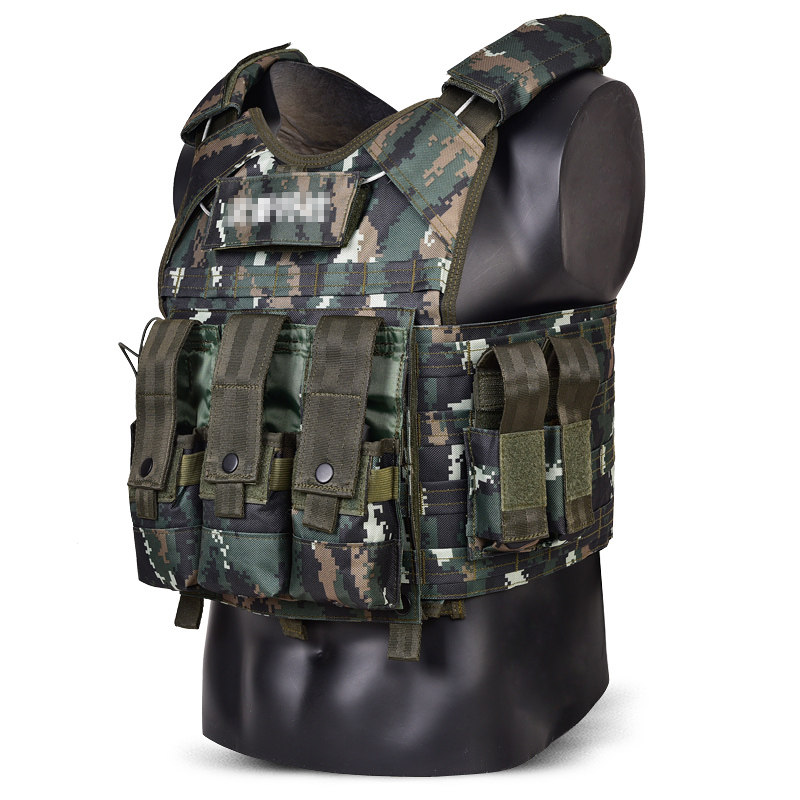 Tactical vest breathable steel wire fast removal tactical vest bulletproof clothes protection multi-functional special soldiers weighing vests