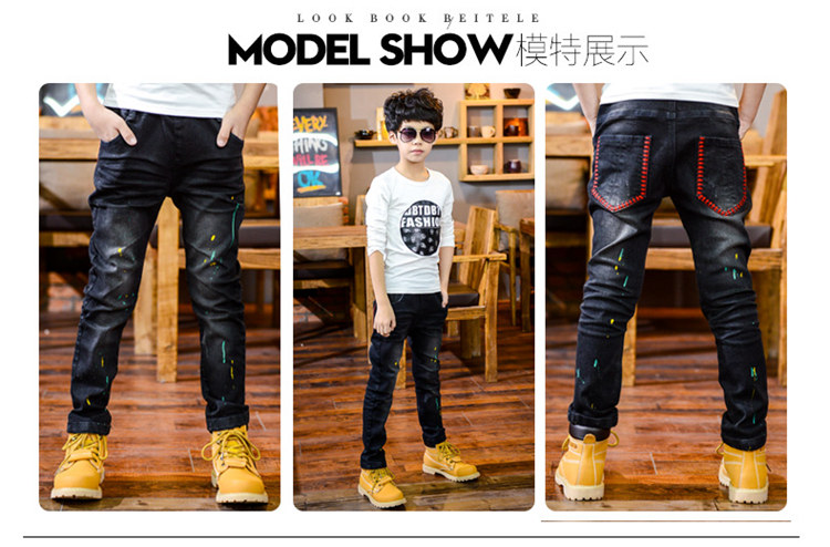 Pantalon garcon en Toile de coton - Ref 2055585 Image 25