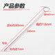 hook crochet ຂະຫນາດໃຫຍ່ທີ່ມີລີ້ນ 26.5cm Intestinal needle rope threading device long hook needle turning device picking needle embroidery crochet hook free shipping