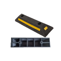 Car limiter rubber plastic wheel blocker parking column stopper garage blocker anti-collision block locator