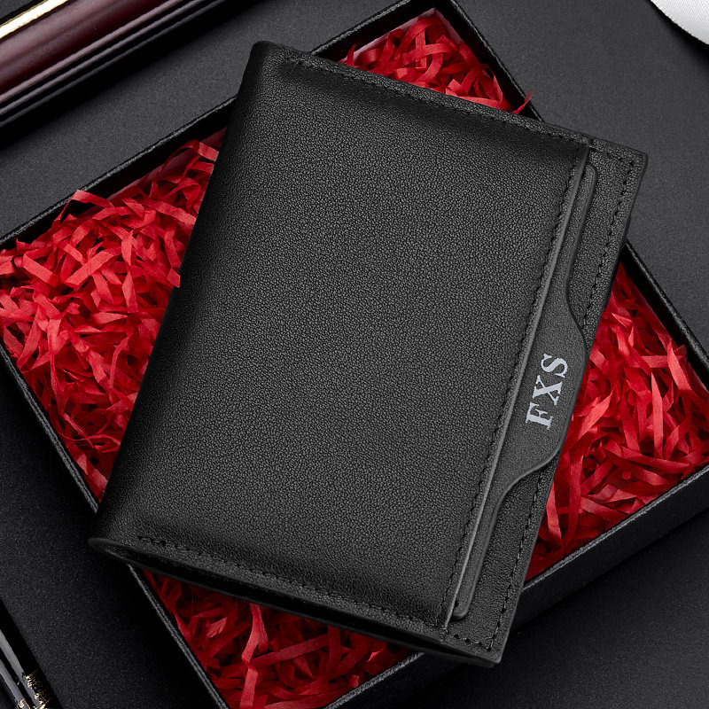 Headlayer cow leather men's wallet genuine leather driving license leather jacket line driving license integrated two-in-one multifunctional card bag new