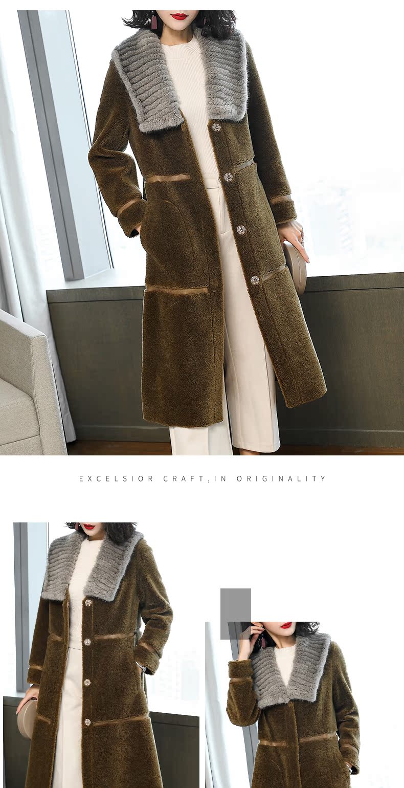 Manteau de fourrure femme - Ref 3174972 Image 10