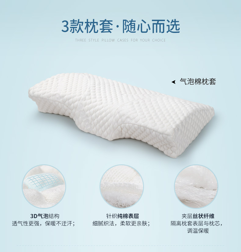P. Y tế / Bihe bướm lõi kép bộ nhớ gối cổ tử cung gối rửa miễn phí - Gối trường hợp gối văn phòng