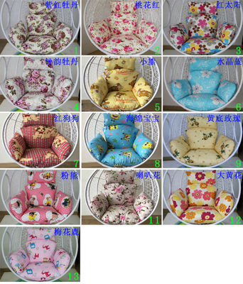 Thick rattan, thin rattan, real rattan, bird's nest rattan chair, swing, blue chair, single and double hanging baskets, seat cushion, carpet, hanging chair frame, support
