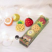A weave of cat-wood days Fruits Cat Fruit Cat Toy Suit Nibble With Clean Teeth Mint Plush Toy 4 Combinations