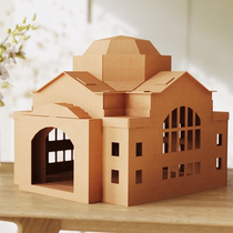 One Weaver Cat Cat College Owl House Kitty College Corrugated Paper Abrasion Resistant Shavings Closed Box Nest