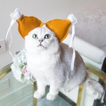  Pet Cat Dog Headwear Small Dragon Lady Aunt Co-Chicken Leg Hair Stirrup Wedding Party Funny Props