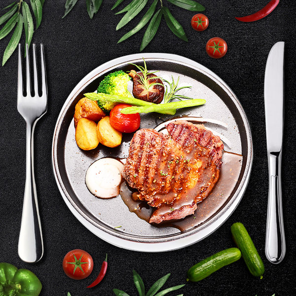 喜力虎 新西兰牛排套餐 12片1750g装 ￥118顺丰包邮