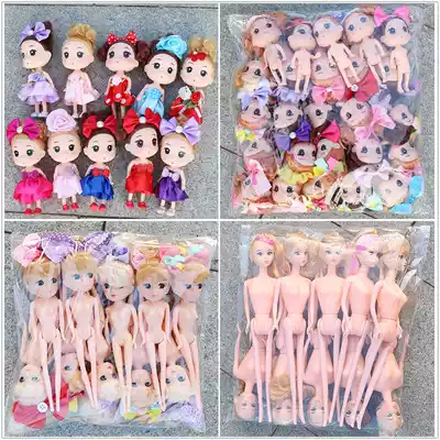Birthday cake decoration decoration Korean creative baking plug-in body Doll Doll Doll naked baby Princess female