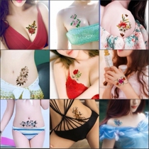 Throw maternity scars Tattoo stickers Fun kinky lines Belly caesarean section Cover stretch marks Sexy private parts Waterproof anti-wear