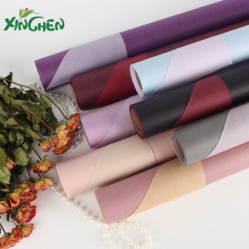Heinchen's New Year's Eve Valentine's Day New Color kraft Paper One Volume 10 yards Bouquet Bouquet Bouquet Bouquet of flowers wrapping paper