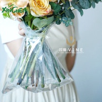 Hinchen capitals new bouquet waterproof bag 99 flower water retention bag large bouquet rose root water retention bag