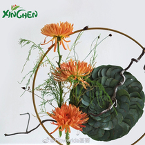 New Christmas wedding arrangement wrought wreath portable wreath home decoration white wreath large wedding ring