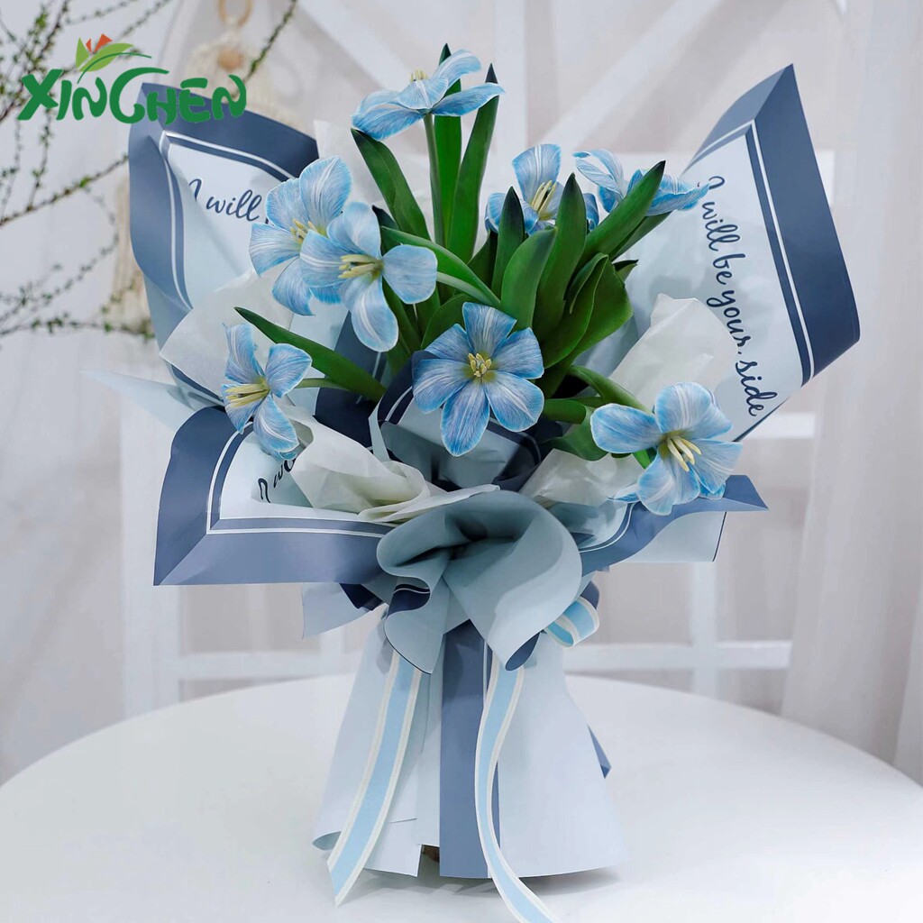 Xinchen 2021 New Photo Frame Bouquet Film Waterproof Bouquet Packaging Paper 20 gift Outside Packaging