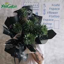 Hinchen Great Brand New Flowers New Flowers Packaging Kraft Paper Love Graffiti Bouquet Packaging 10 packets