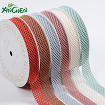 Alice Princess Grid Silk with new color with flowers bouquet gift box Gift butterfly knot mesh with flower knot