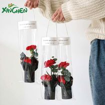 Palm Mini Super Small March 8th Womens Day Holding Hug Bucket Flowers Bucket Childrens Day Gifts 6 Bags