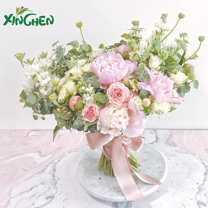 Hinchen double-sided ribbon 4 0cm) 50 yards of flowers packaging color with satin with DIY handmade matching material