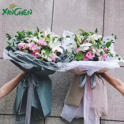 New Xinchen Korea color photocopy paper 24 grams thin snow pear paper semi-transparent paper fresh paper fresh food packaging material