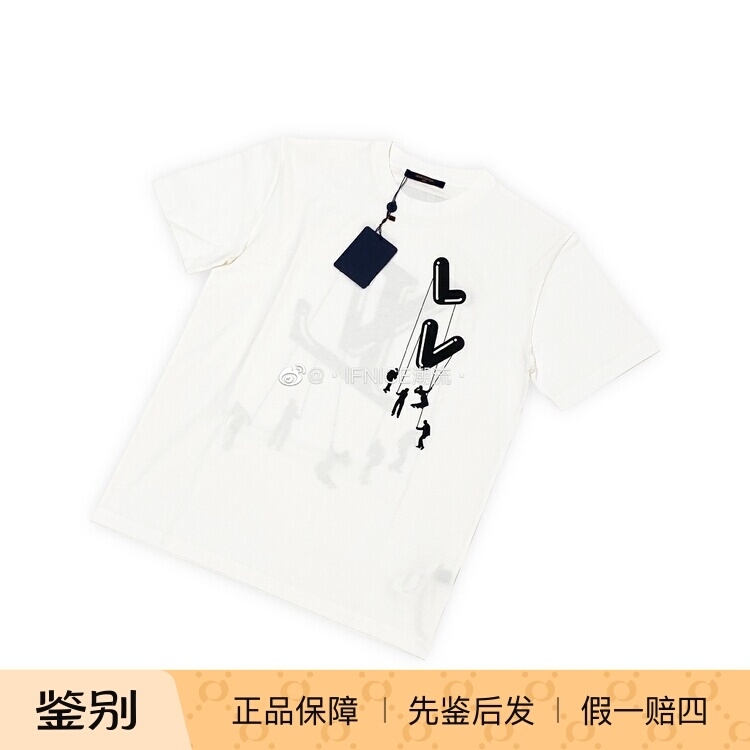 Louis Vuitton Lv 21Ss Show Model Balloon Letter Logo Paratrooper Short-Sleeve Shirt Louis Vuitton Lv 21Ss Show Model Balloon Letter Logo Paratrooper Short-Sleeve Shirt