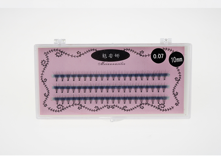 0,07 một cụm mười sợi lông, nước, hoa lụa nhung, ghép lông mi, ra hoa tự nhiên, trồng lông mi giả - Lông mi giả các loại mi giả tự nhiên