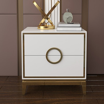 ins red red light luxury pine minimal modern drawer reservoir bedside capsule bed modern soft bed