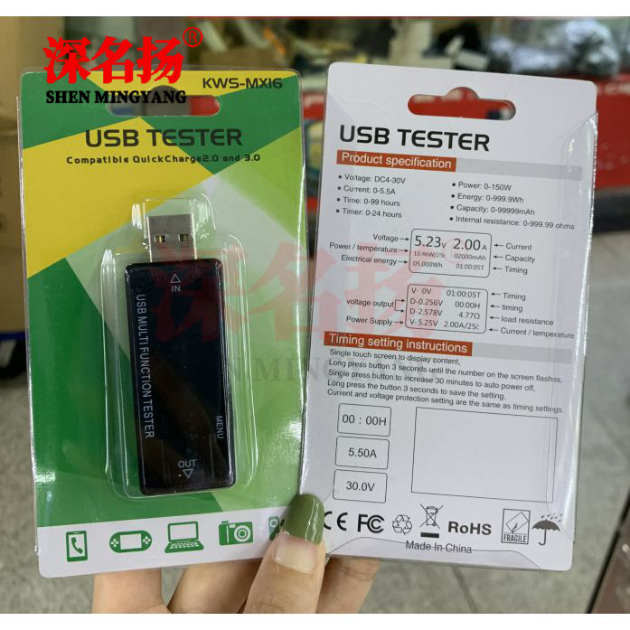 usb current voltage capacity power detection test meter mobile phone charger action power safety monitor