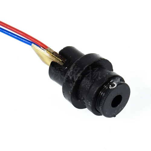 Лазерная трубка с лазером, пластиковый красный волчок, 5v