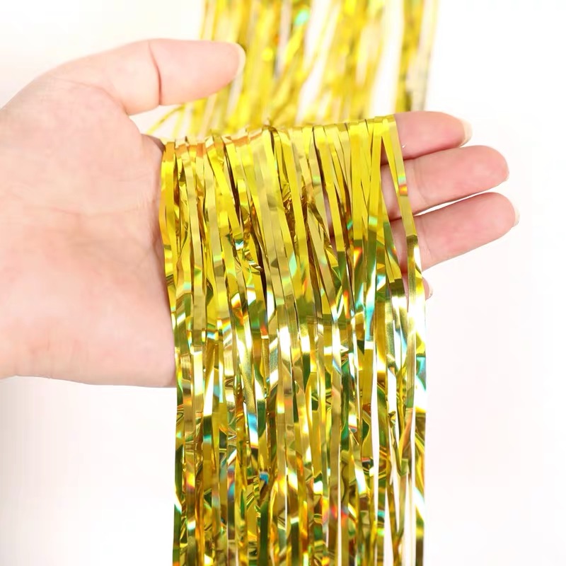 2m rain wire 3m rain wire background wall rice curtain tassel curtain Balloon decoration rain wire background wall tassel rain wire