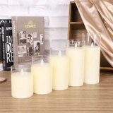 Стеклянная плоская электронная свеча пламя свинг -светодиодные свечи